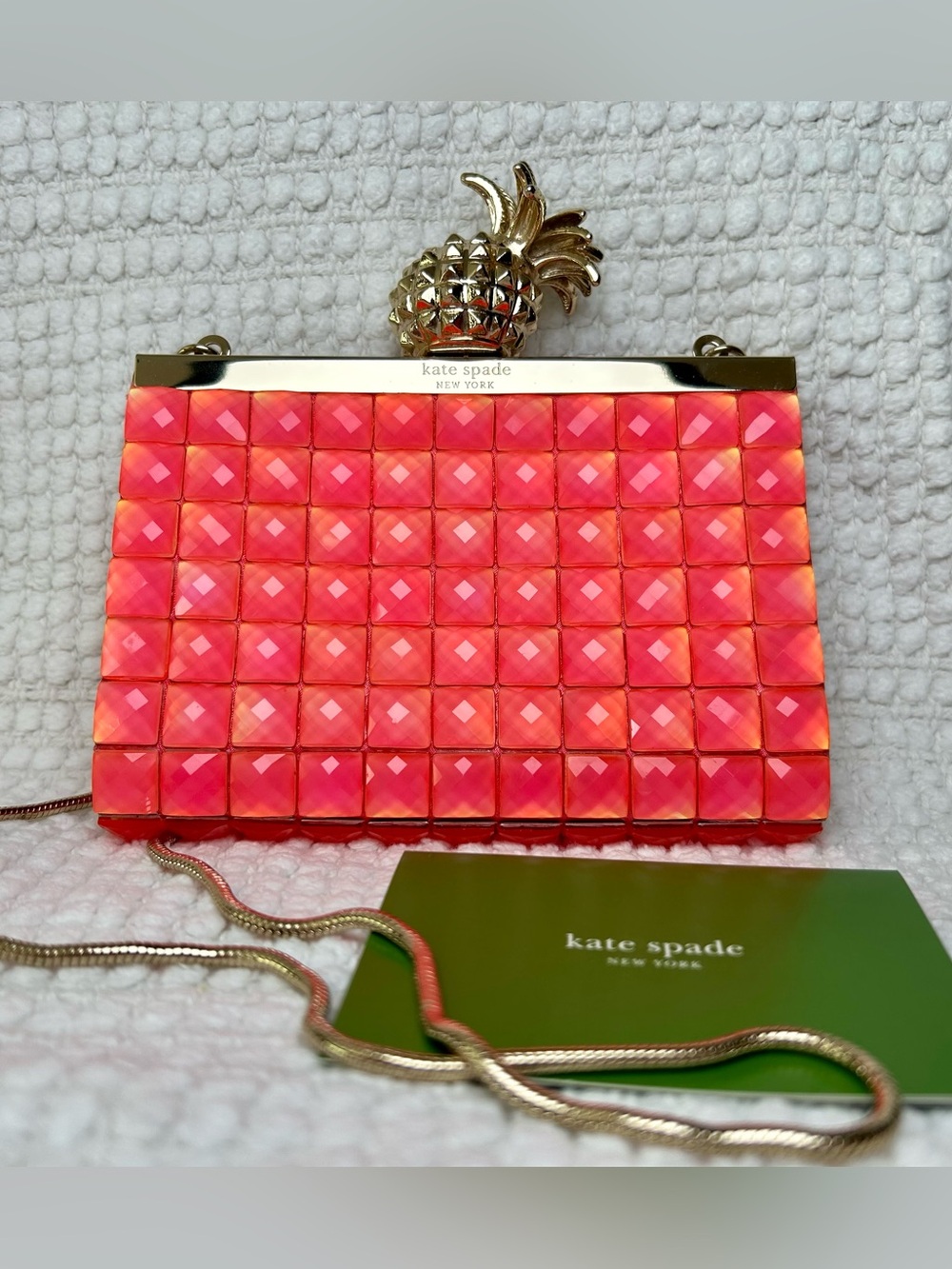 Rare Kate Spade Lella Frame Clutch